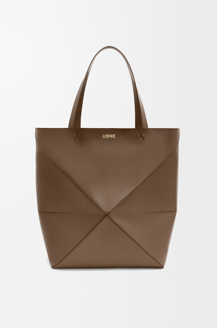 LOEWE Bolso Puzzle Fold tote XL en piel de ternera Marrón