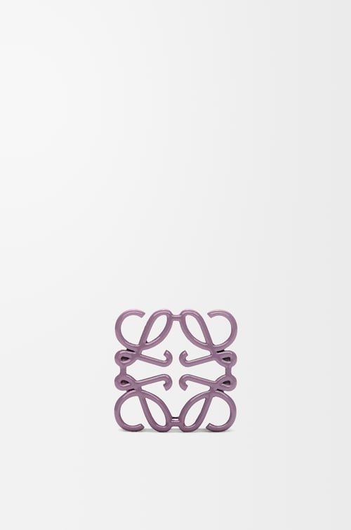 LOEWE Anagram cube dice in brass Dirty Mauve