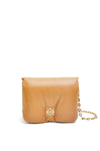 LOEWE パファー ゴヤバッグ (シャイニーナパラム) キャメル