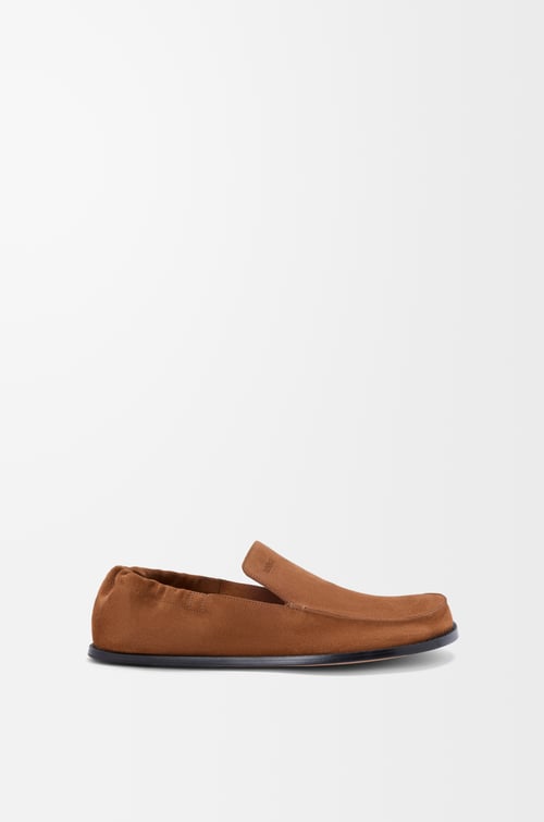 LOEWE Mocasín Flex en ante Chocolate