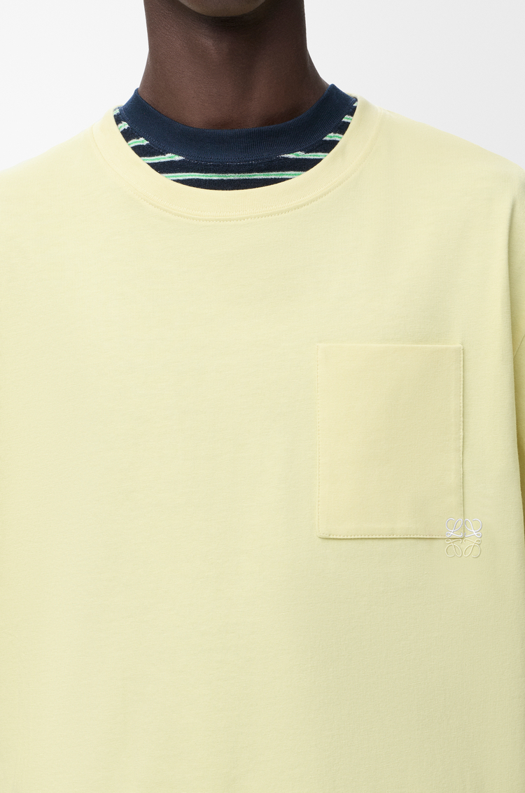 LOEWE Relaxed fit T-shirt in cotton Light Yellow