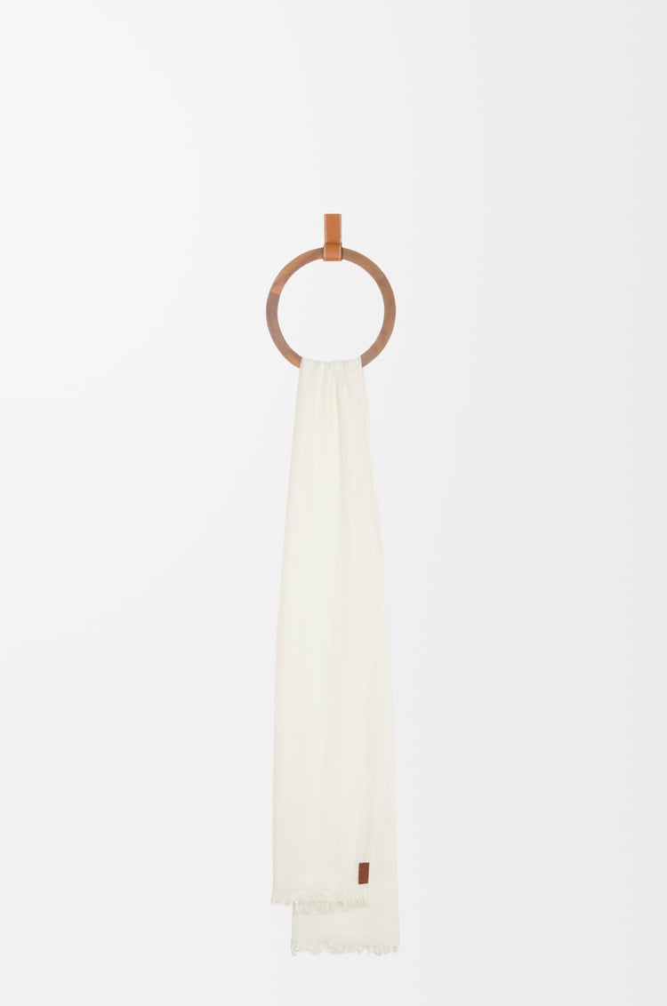 LOEWE Scarf in cashmere White