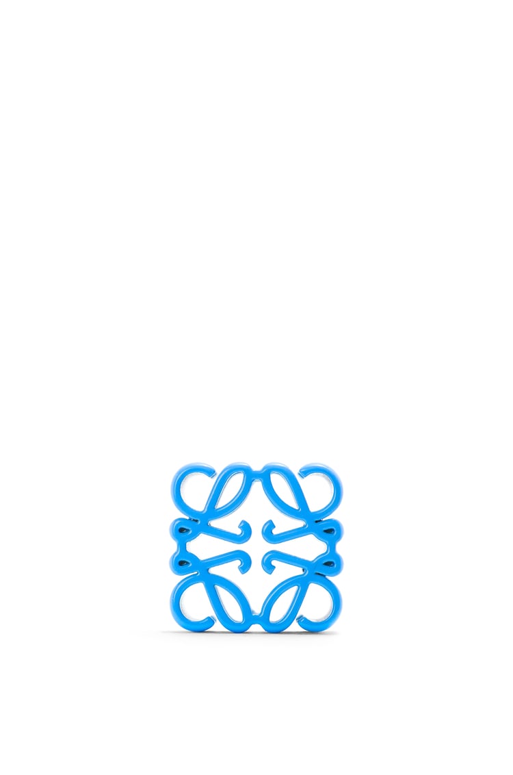 LOEWE Small Anagram cube dice in metal Blue