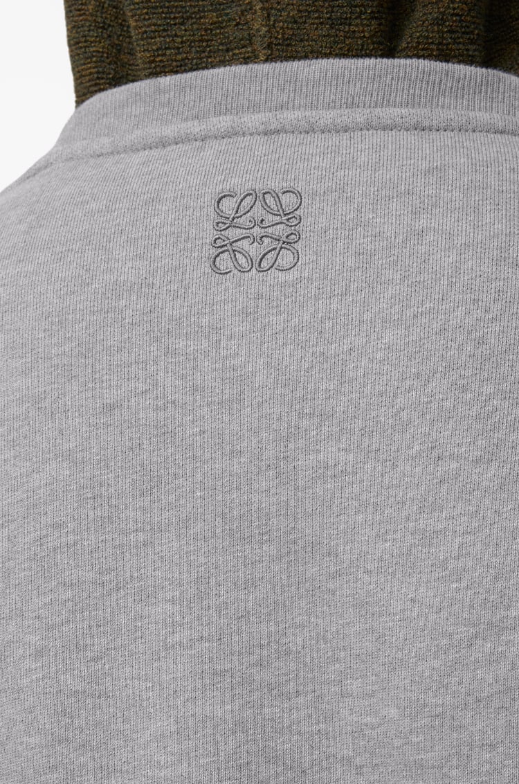 LOEWE Sweatshirt in cotton Grey Melange