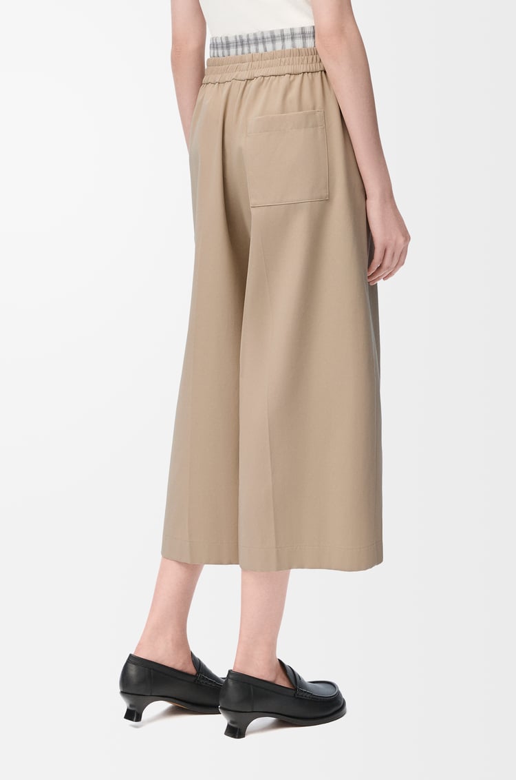 LOEWE クロップド トラウザース（コットン） ベージュ