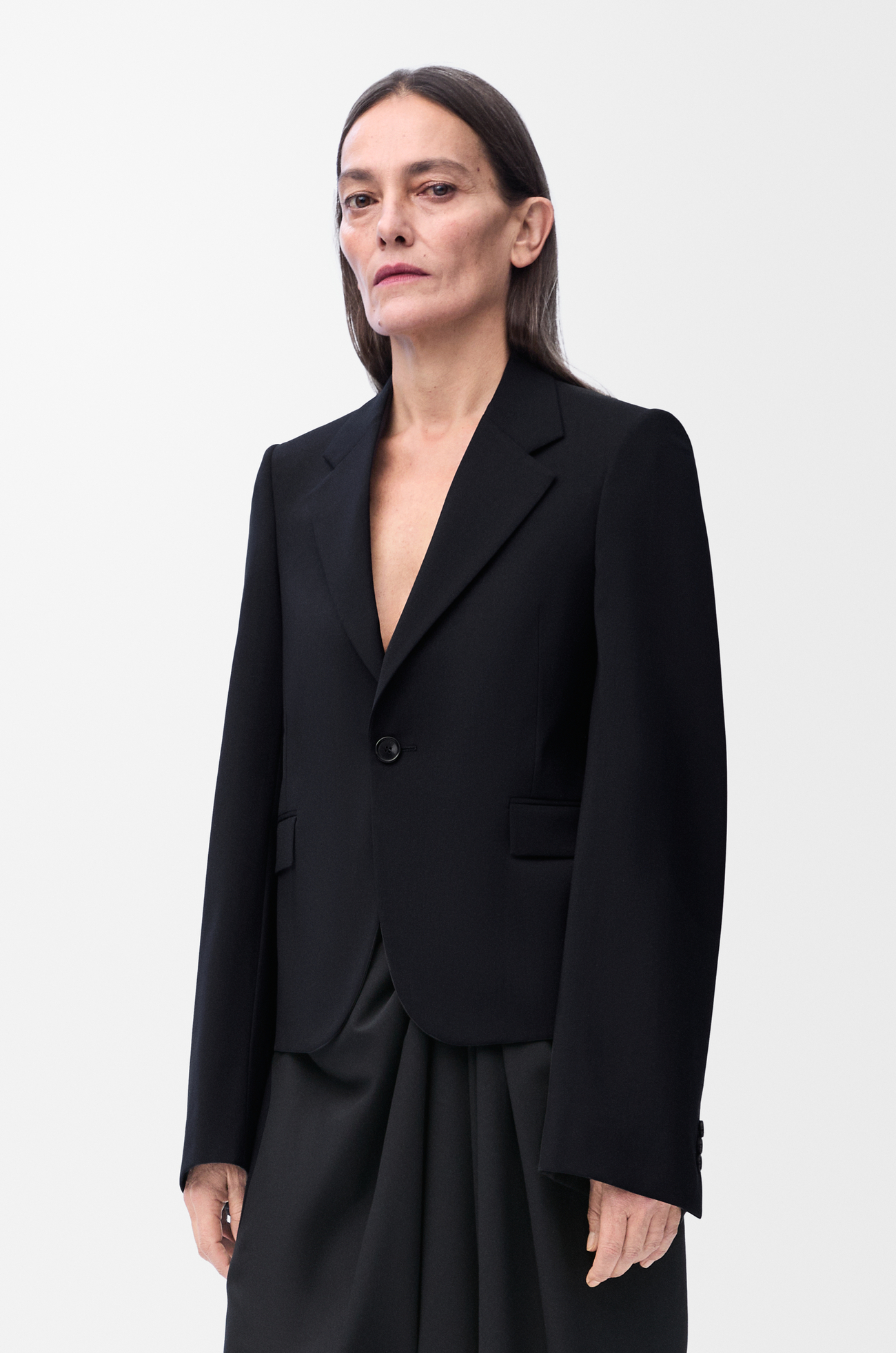 LOEWE Jacket in wool Dark Navy Blue plp_rd