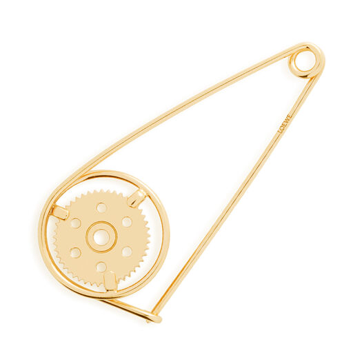 LOEWE Small Meccano Pin Gold LOEWE Small Meccano Pin Gold all