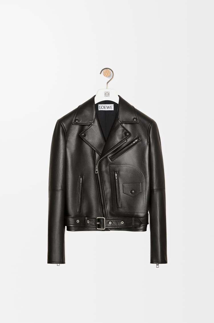LOEWE Biker jacket in nappa lambskin Black