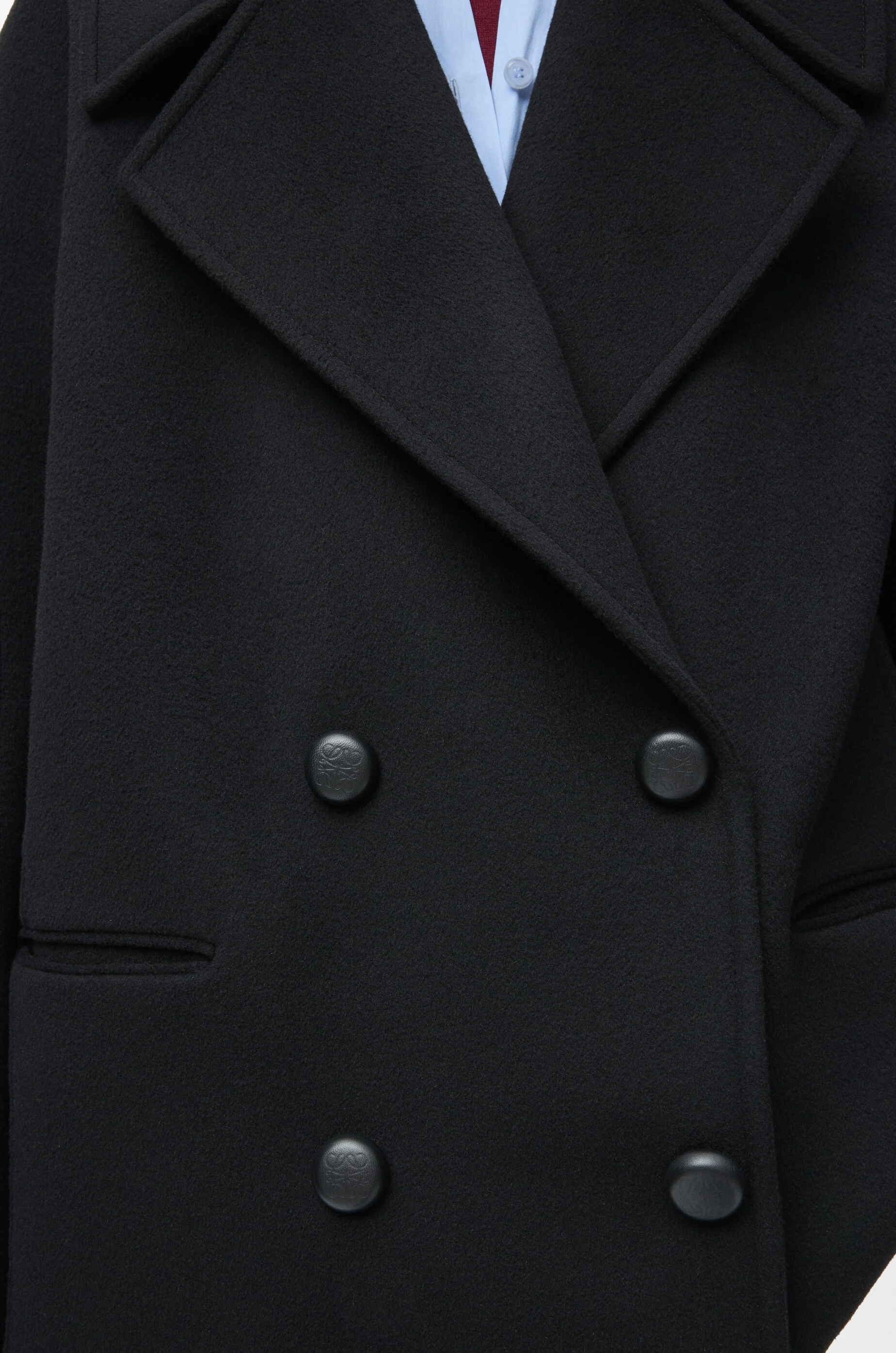 ロエベ　レザーリボン　ジャケット LOEWE レザーライダースジャケット シープスキン 羊革 ブルゾン