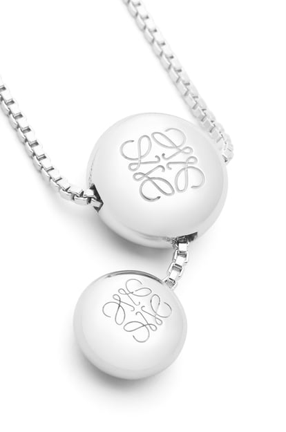 LOEWE Collana Anagram Pebble in argento sterling ARGENTO plp_rd