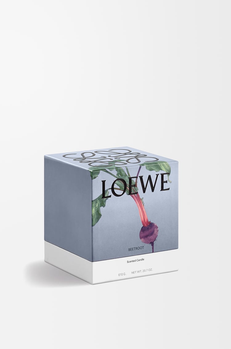 LOEWE Medium Beetroot candle Magenta