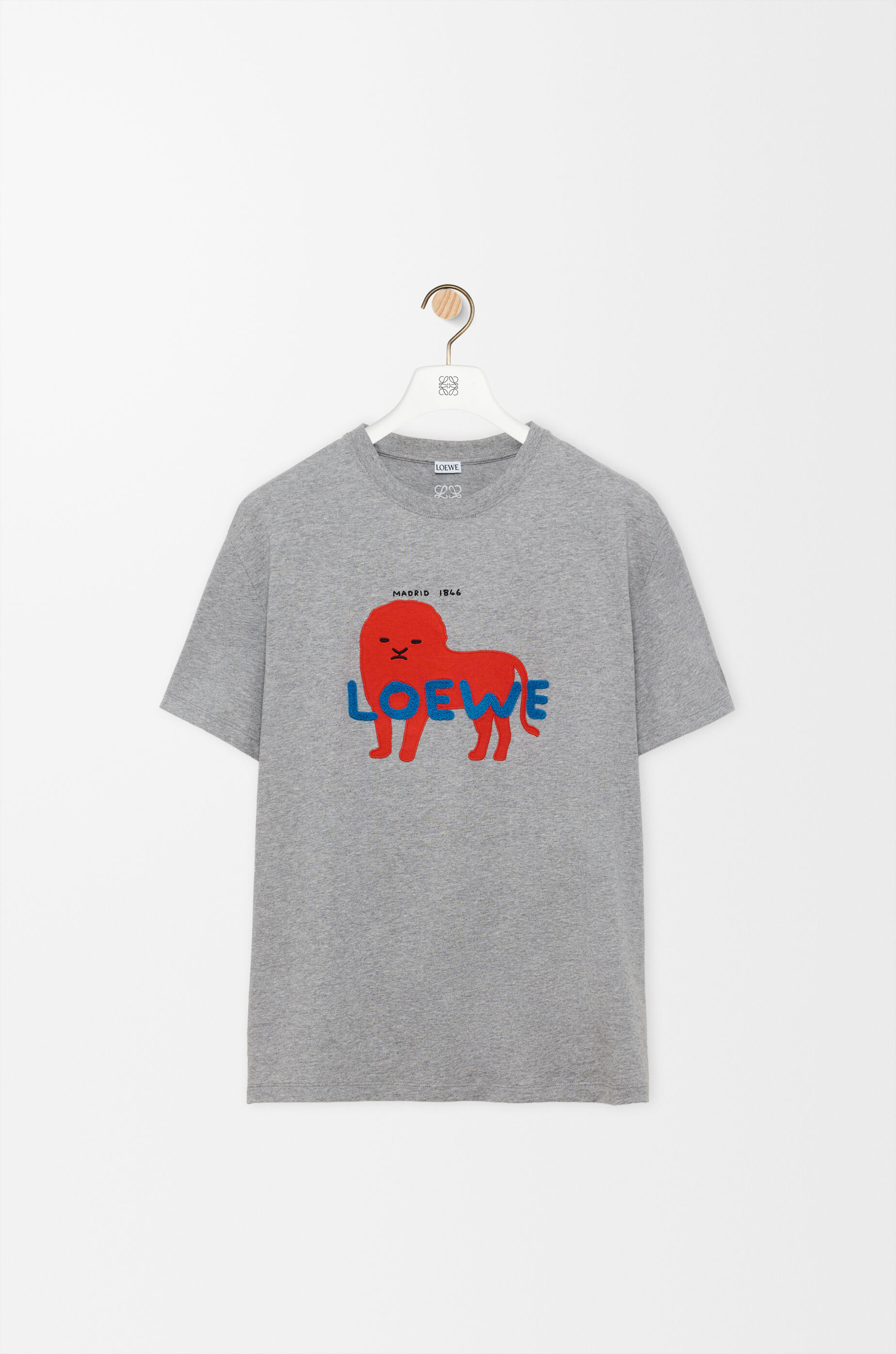 リラックスフィット Tシャツ（コットン） グレー - ロエベ 日本 公式サイト