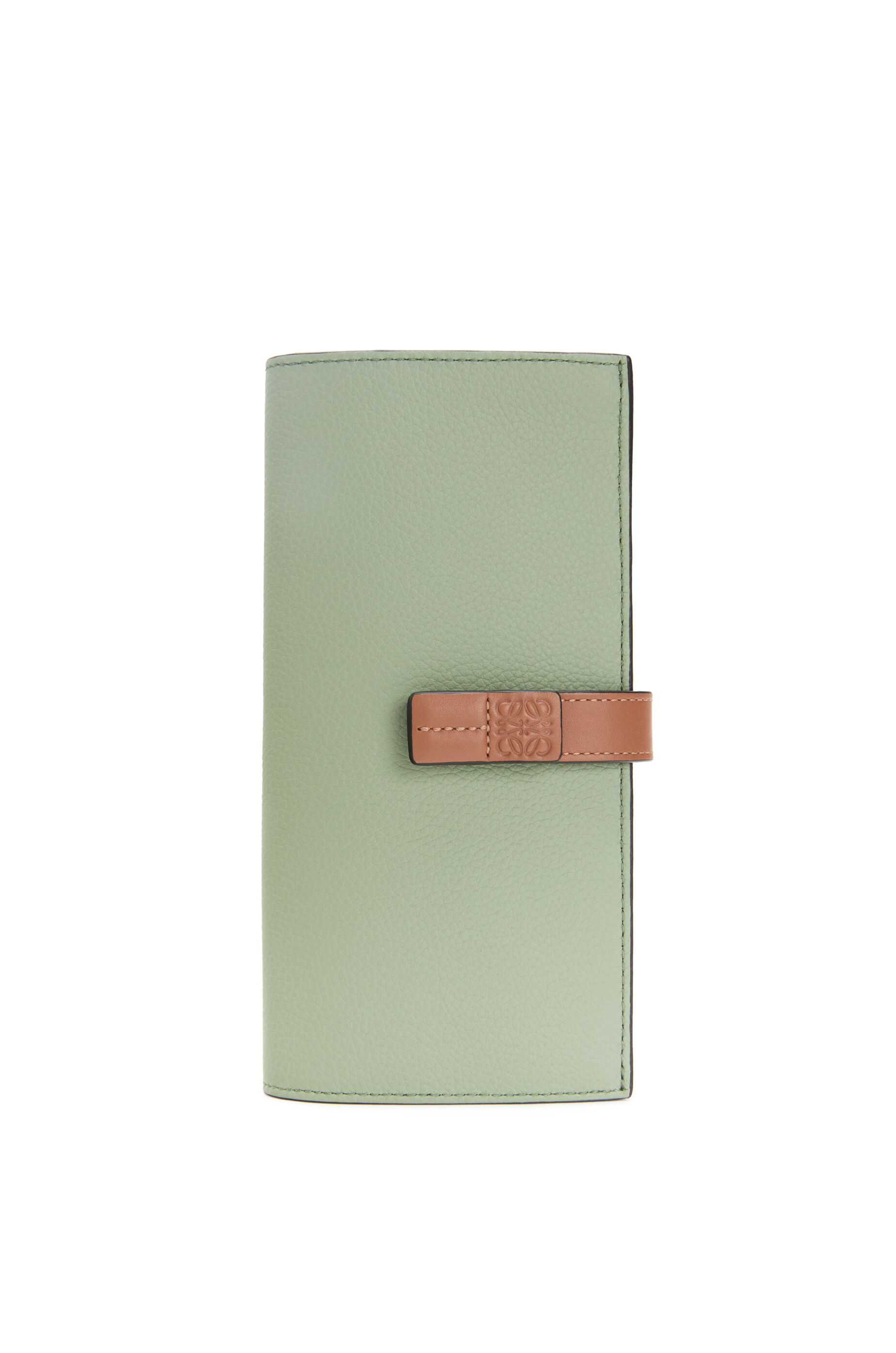 Loewe small vertical wallet on sale in soft grained calfskin