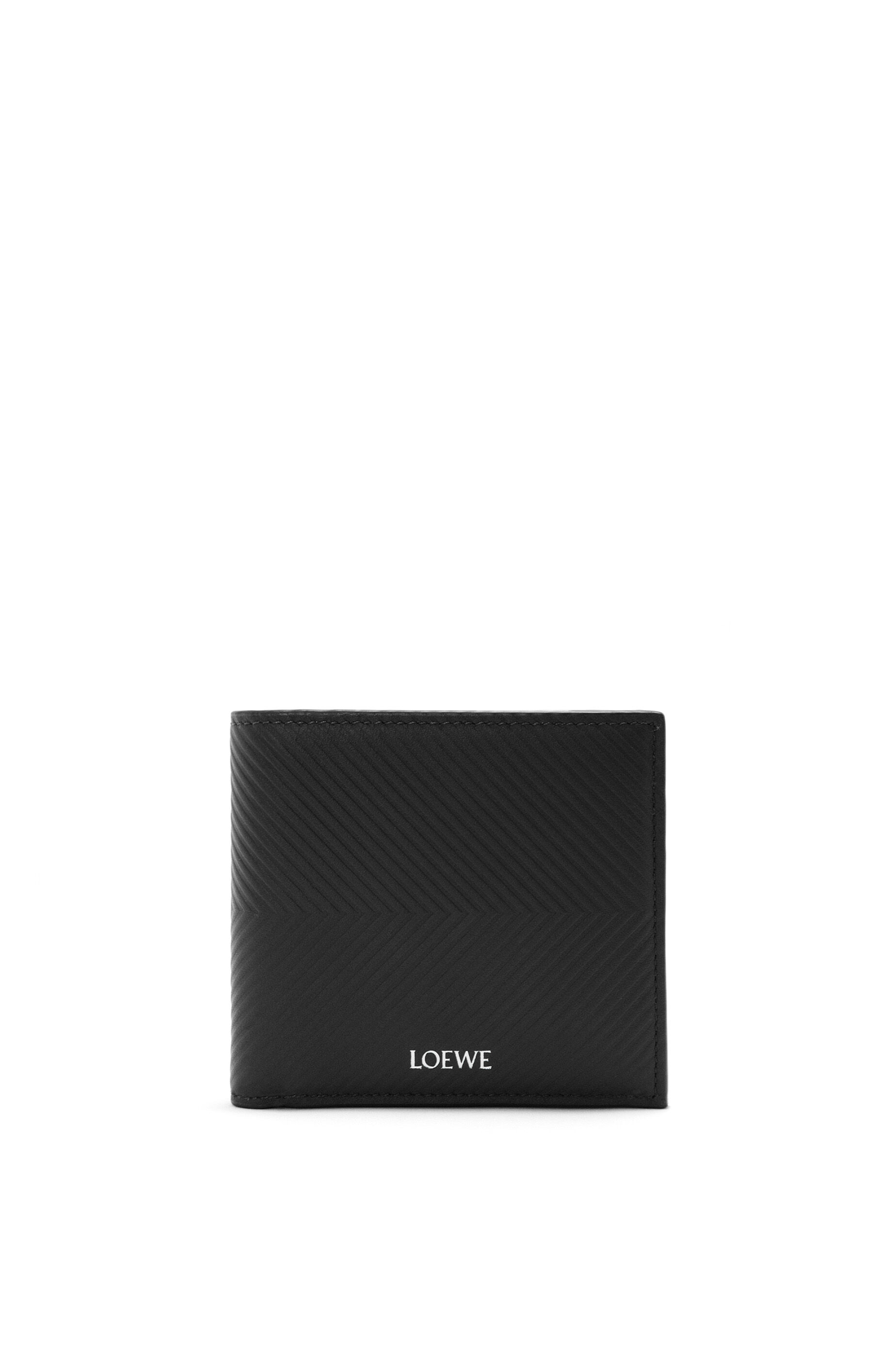 バイフォールド コインウォレット（テクスチャードクラシックカーフ） ブラック - LOEWE