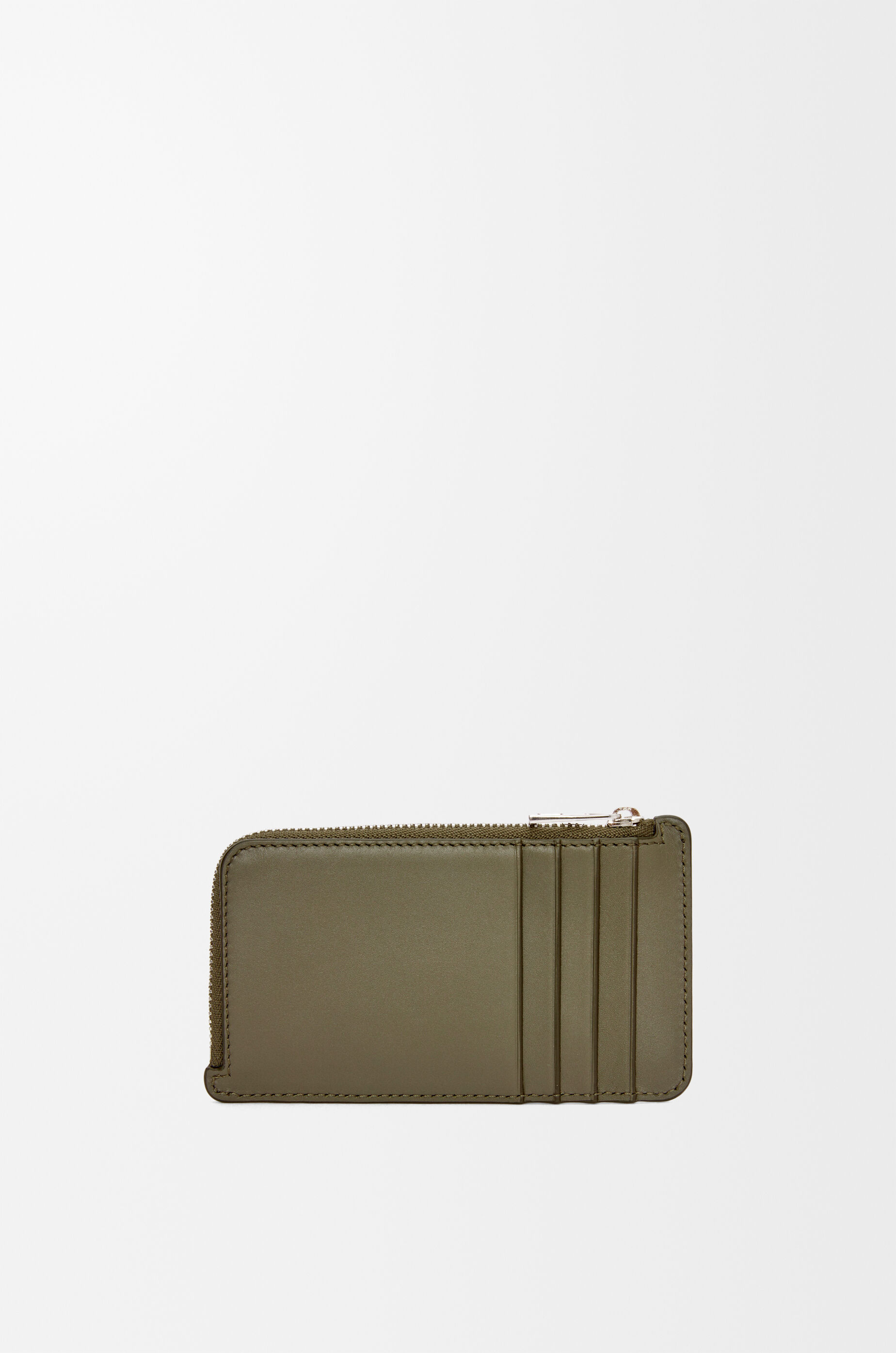 コインカードホルダー（サテンカーフ） カーキグリーン - LOEWE