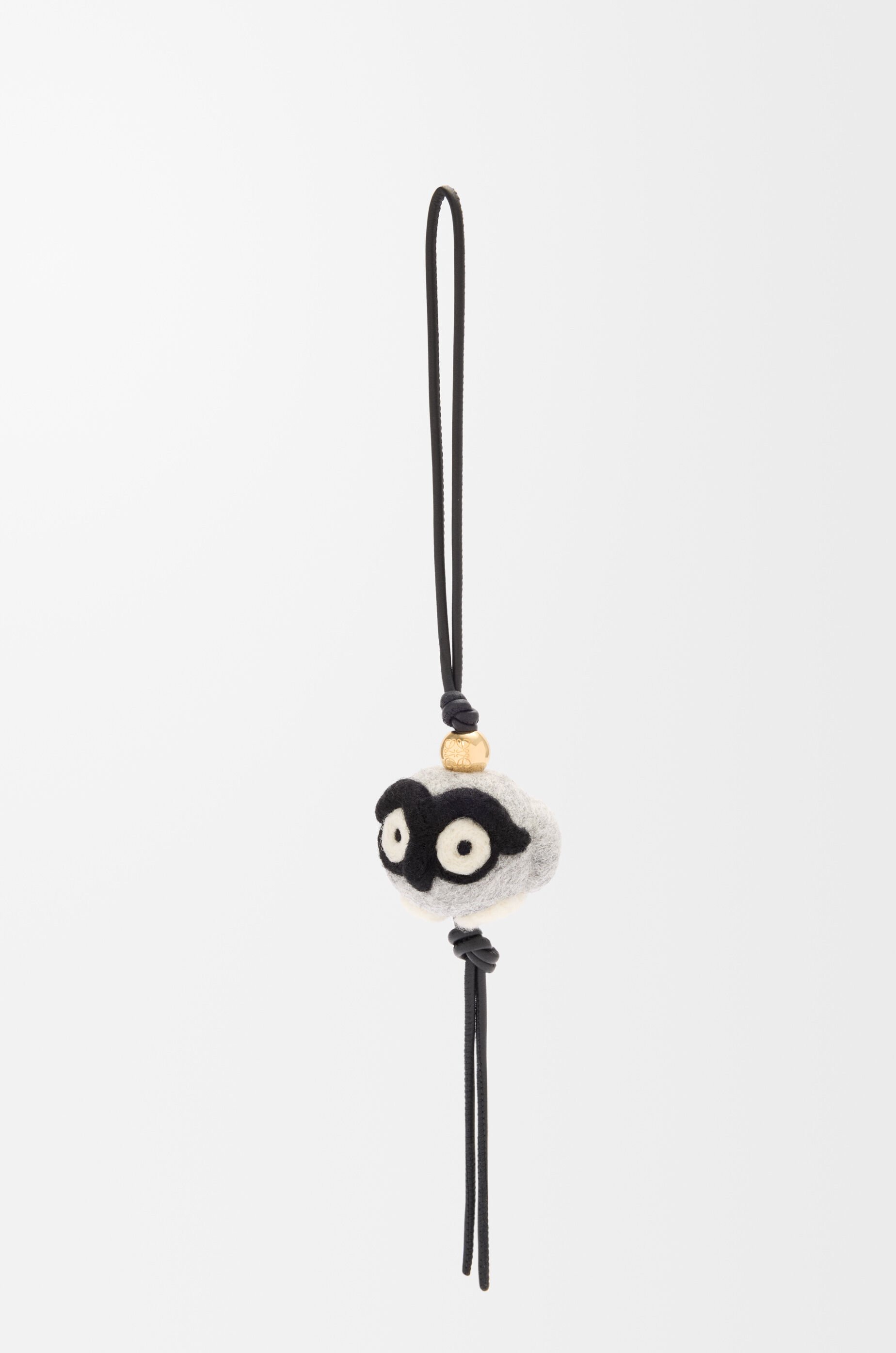 袋付き　LOEWE　ロエベ　フクロウ　チャーム　フェルト　カーフ バッグチャーム 袋付き LOEWE ロエベ フクロウ チャーム フェルト カーフ バッグ