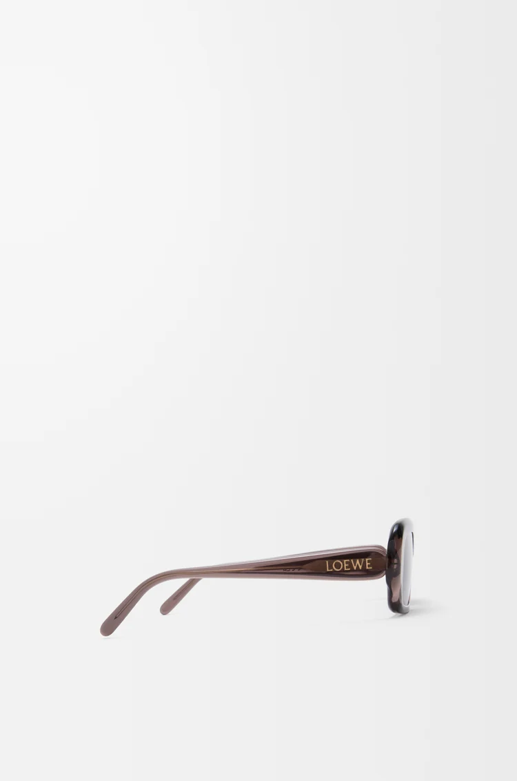 LOEWE Gafas de sol Rectangular Slim Marrón Transparente