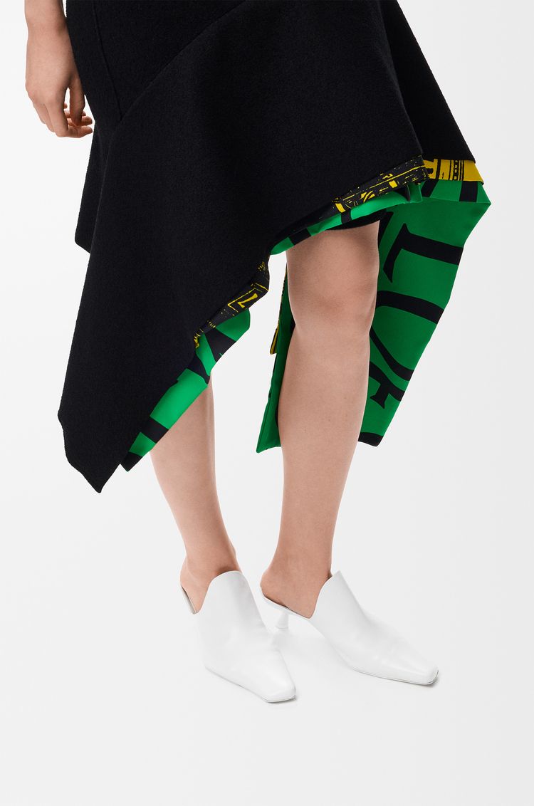 LOEWE Emily mule in lambskin Optic White