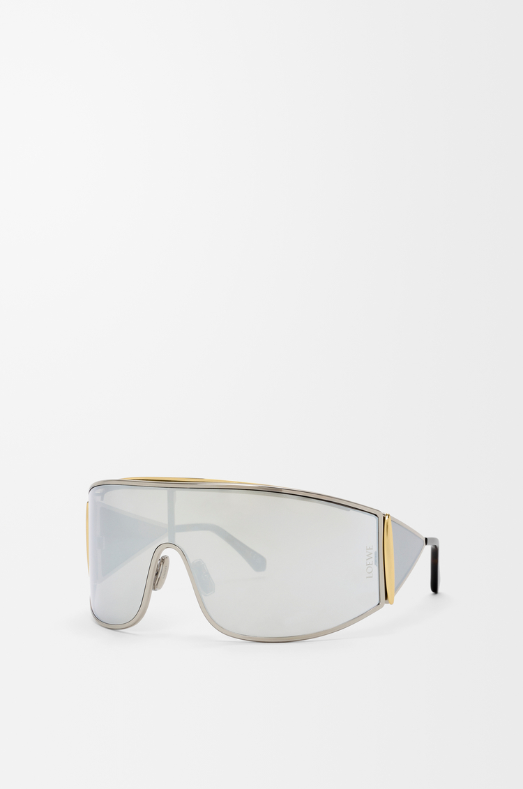 LOEWE Speed Shield 太陽眼鏡  銀色/金色