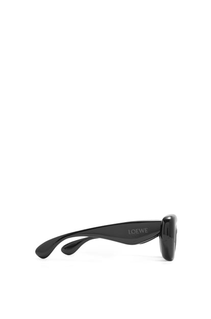 LOEWE Inflated butterfly sunglasses in nylon Shiny Black plp_rd