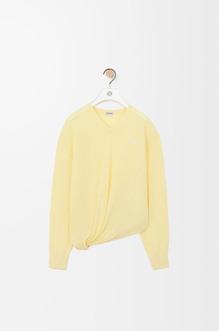 LOEWE Sweater in wool Light Yellow