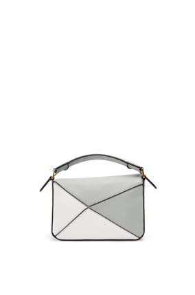 LOEWE Mini Puzzle bag in classic calfskin Ash Grey/Marble Green plp_rd