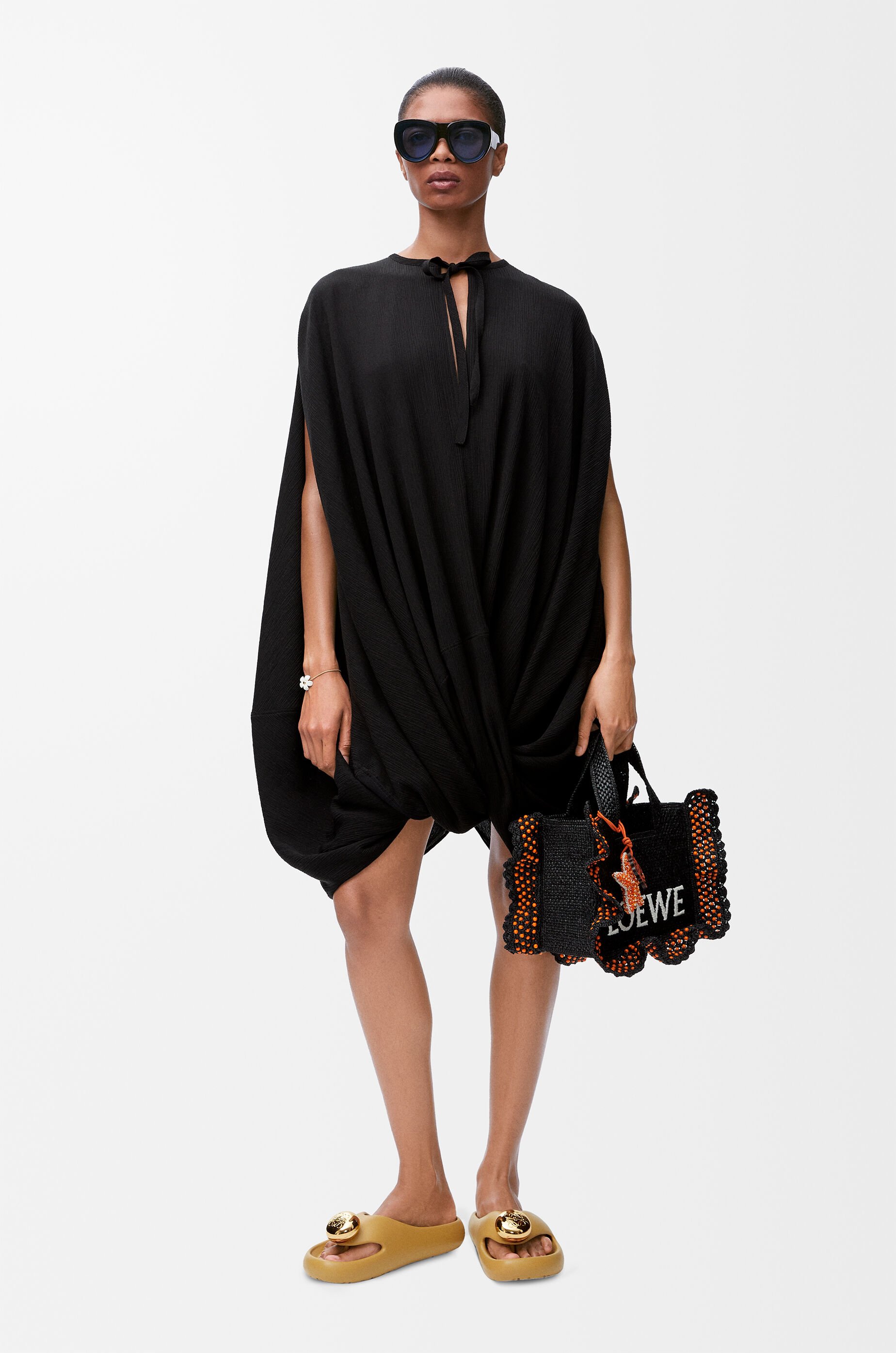 半額 福袋の通販 cotton in Dress and LOEWE - Black silk Mサイズ