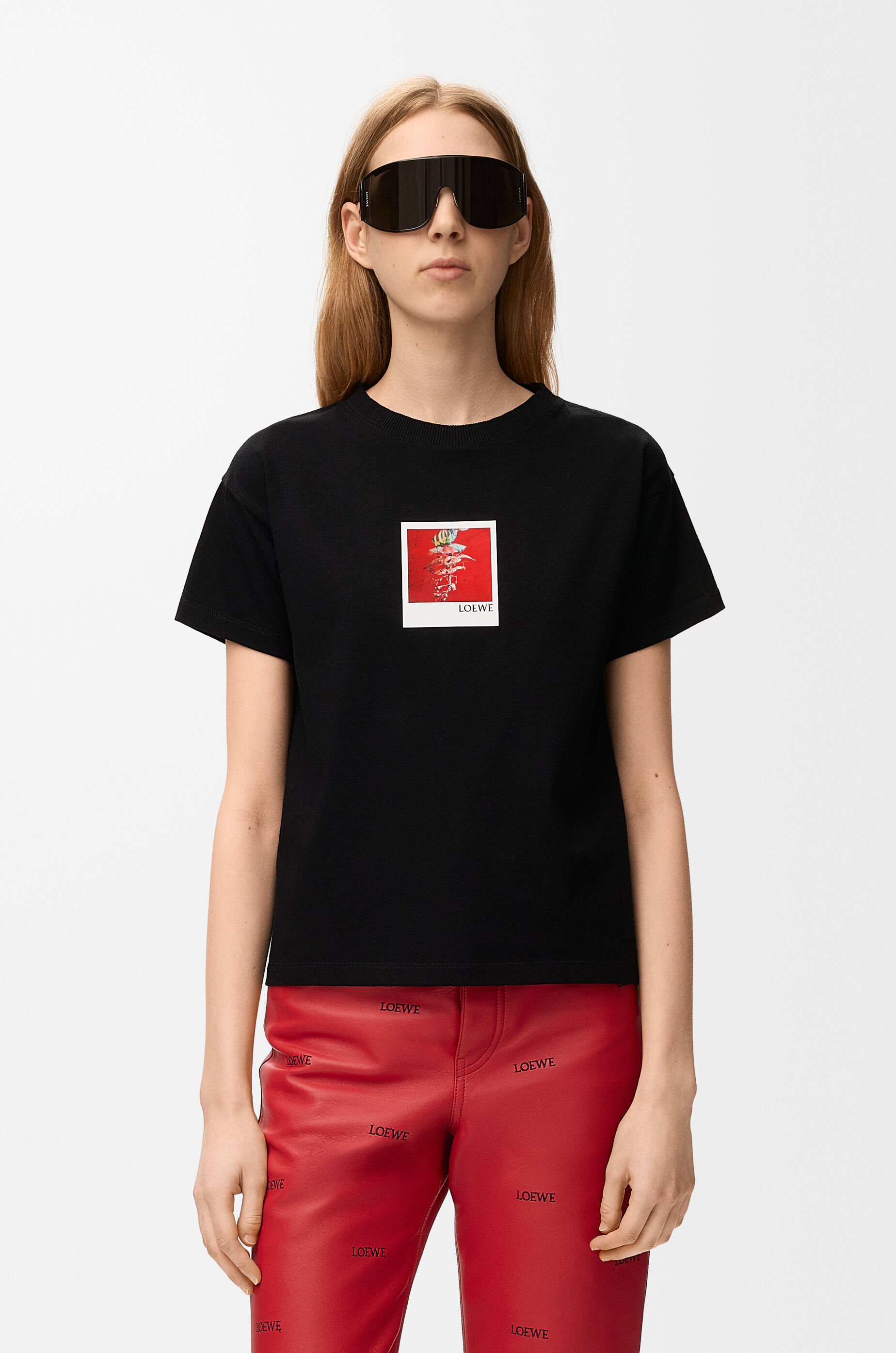 レギュラーフィット Tシャツ（コットン） ブラック - ロエベ 日本 公式