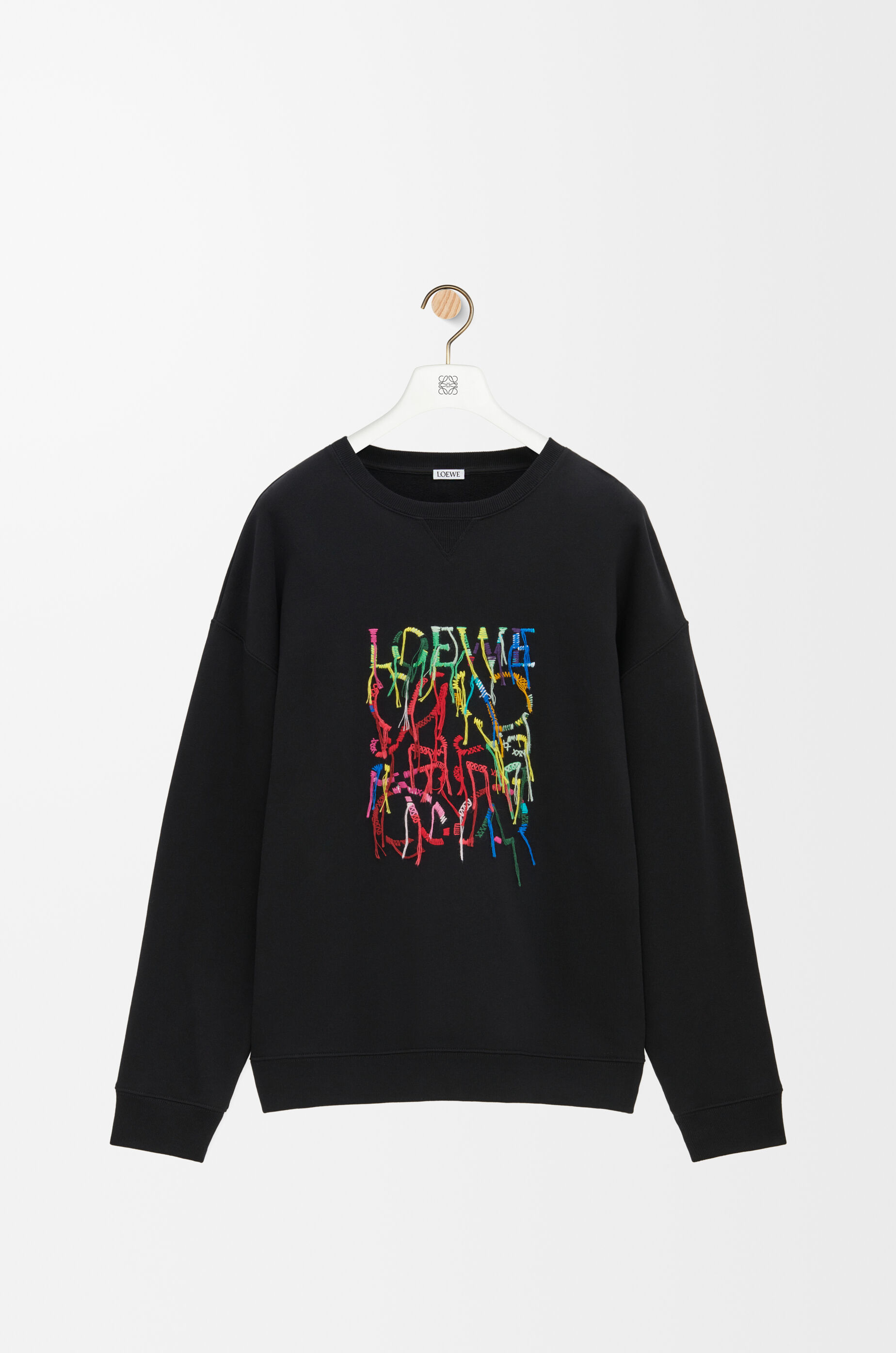スウェットシャツ（コットン） ブラック/マルチカラー - LOEWE