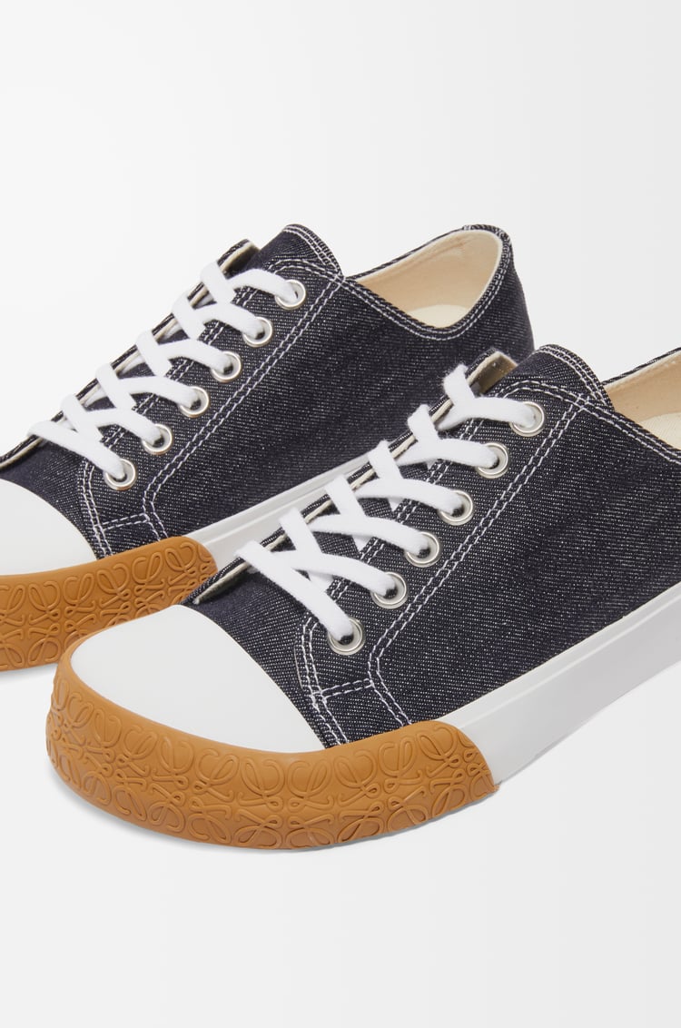 LOEWE Bloc sneaker in denim Raw Denim