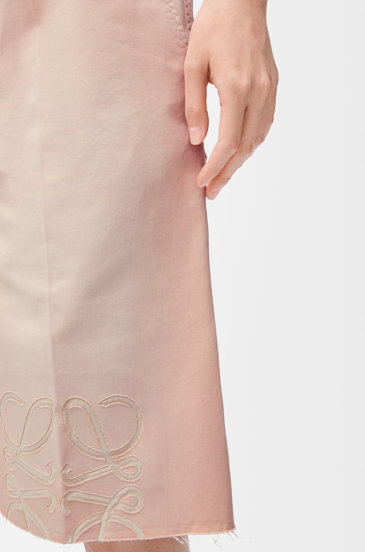 LOEWE Anagram shorts in cotton Light Pink