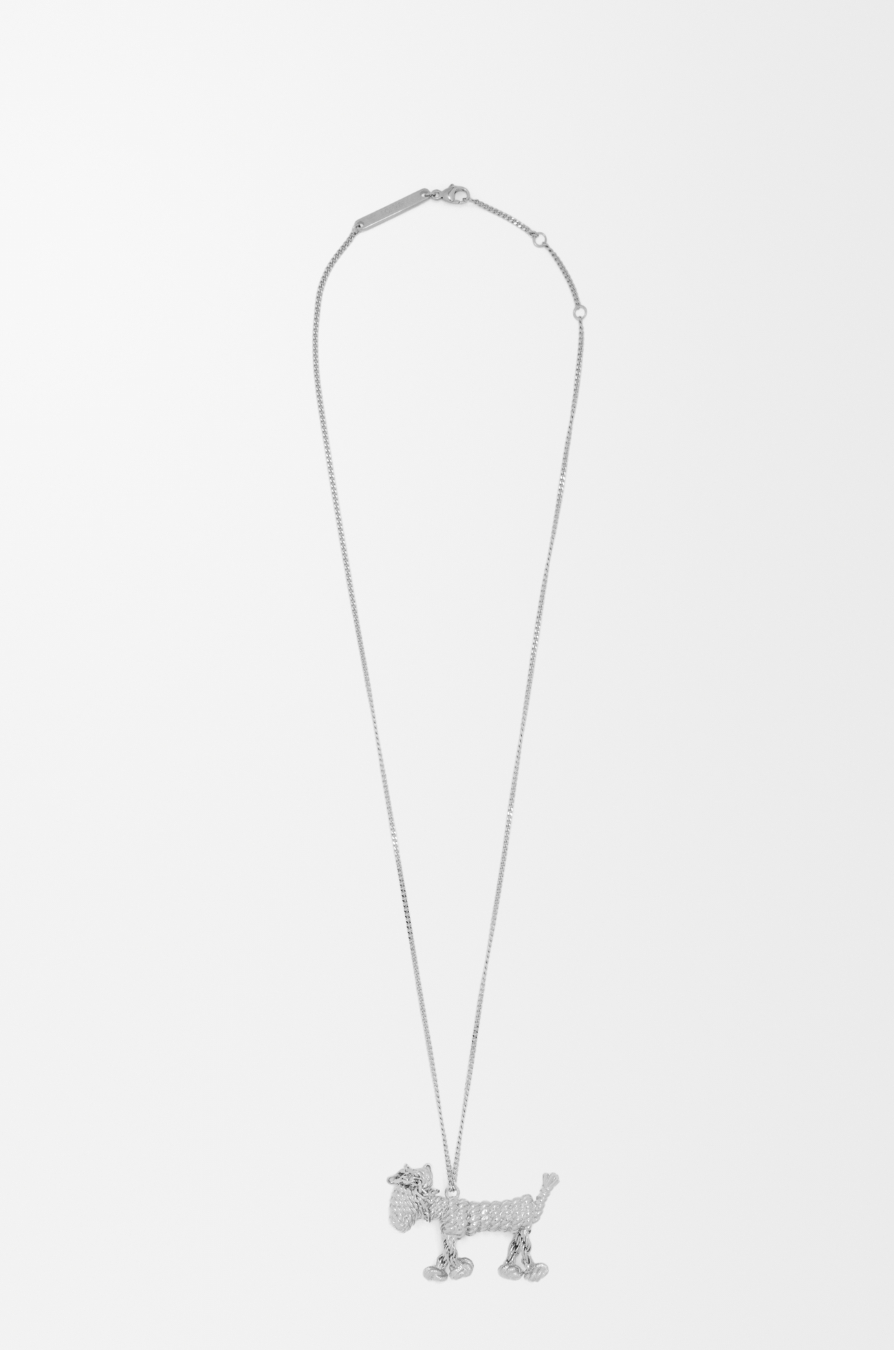 LOEWE Collar Sausage Dog Plata