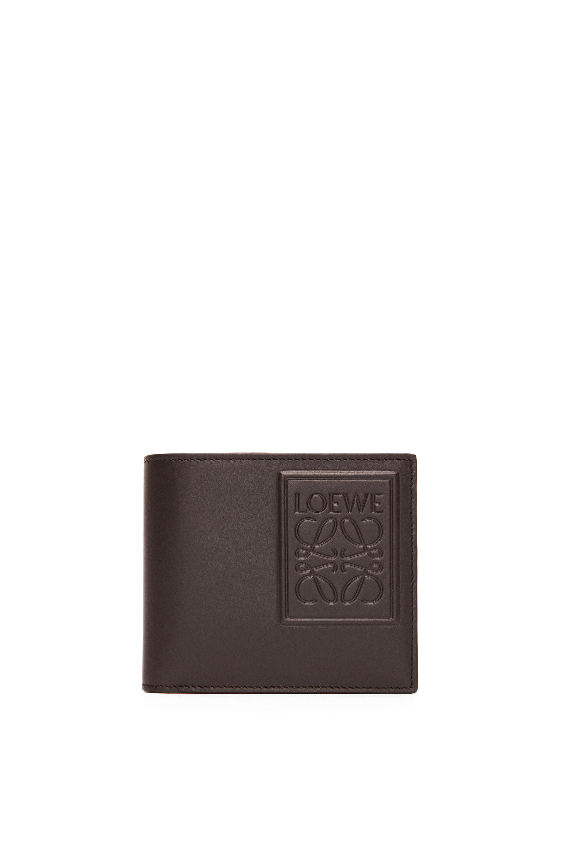バイフォールド ウォレット（サテンカーフ） ダークブラウン - LOEWE