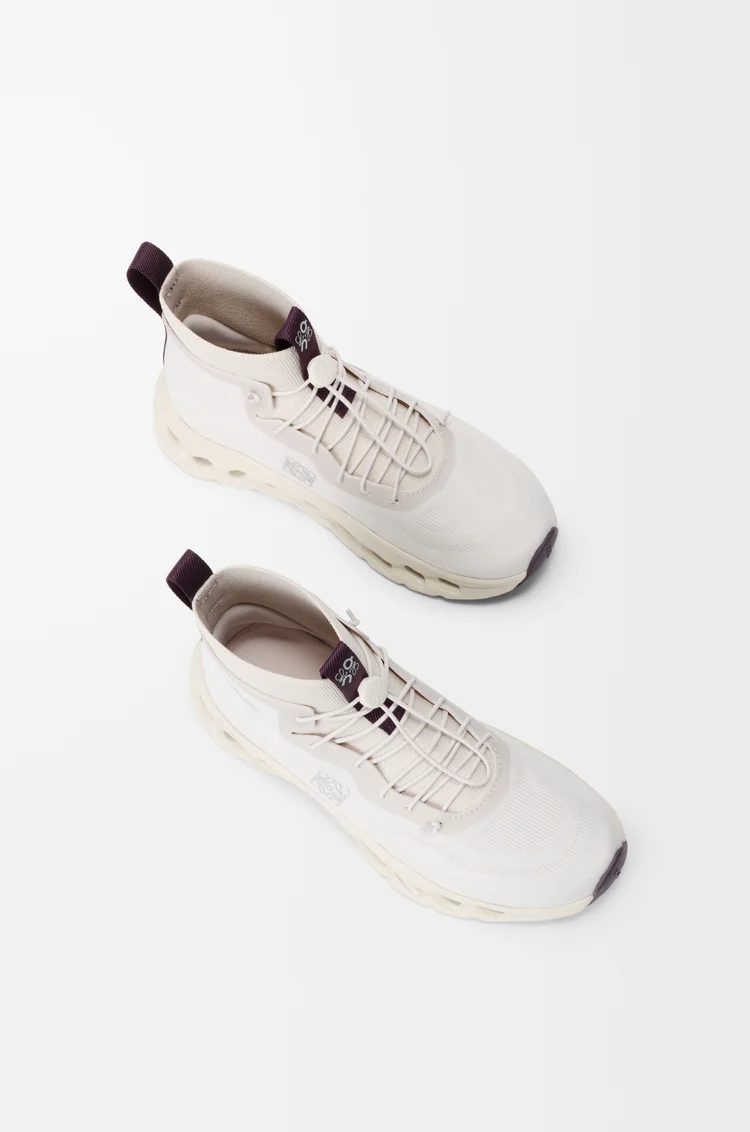 LOEWE LOEWE x On Cloudtilt 女士高帮运动鞋 沙色/燕麦色/李子色