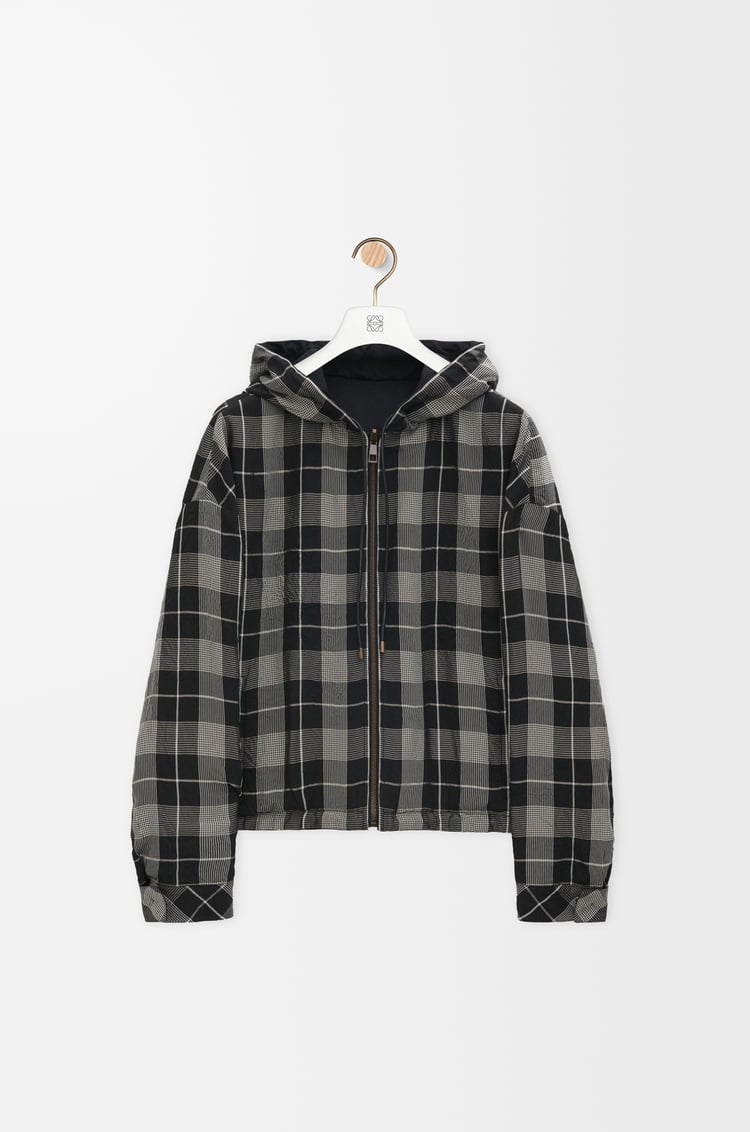 LOEWE Reversible jacket in cotton and silk Black