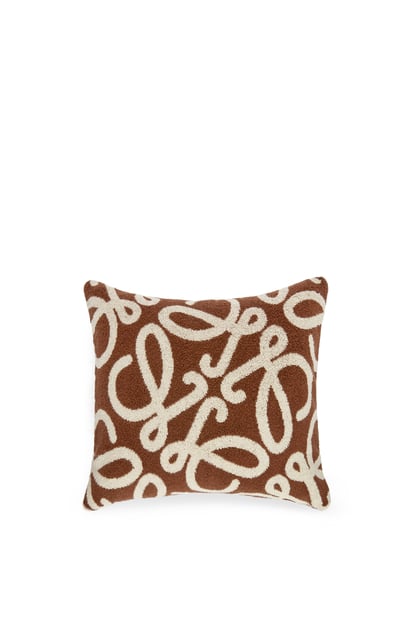 LOEWE Cushion in cotton 棕色/米色 plp_rd