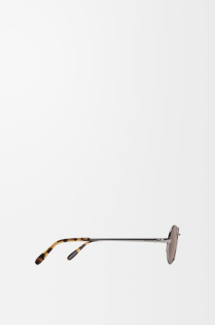 LOEWE Groove Oval sunglasses Brown Sugar