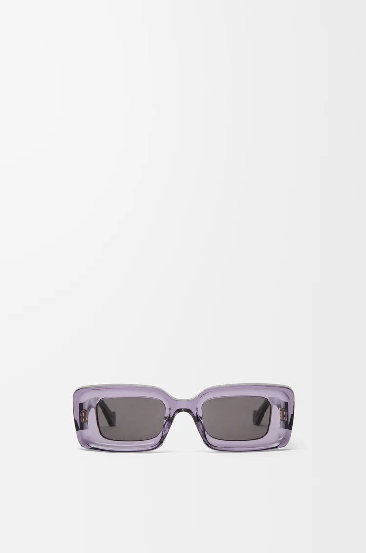 LOEWE 长方形太阳镜 紫色