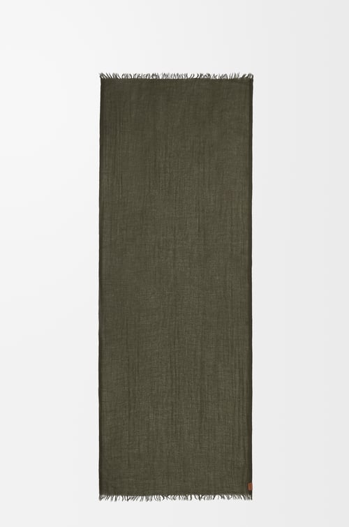 LOEWE Scarf in cashmere Tea Dust Glaze