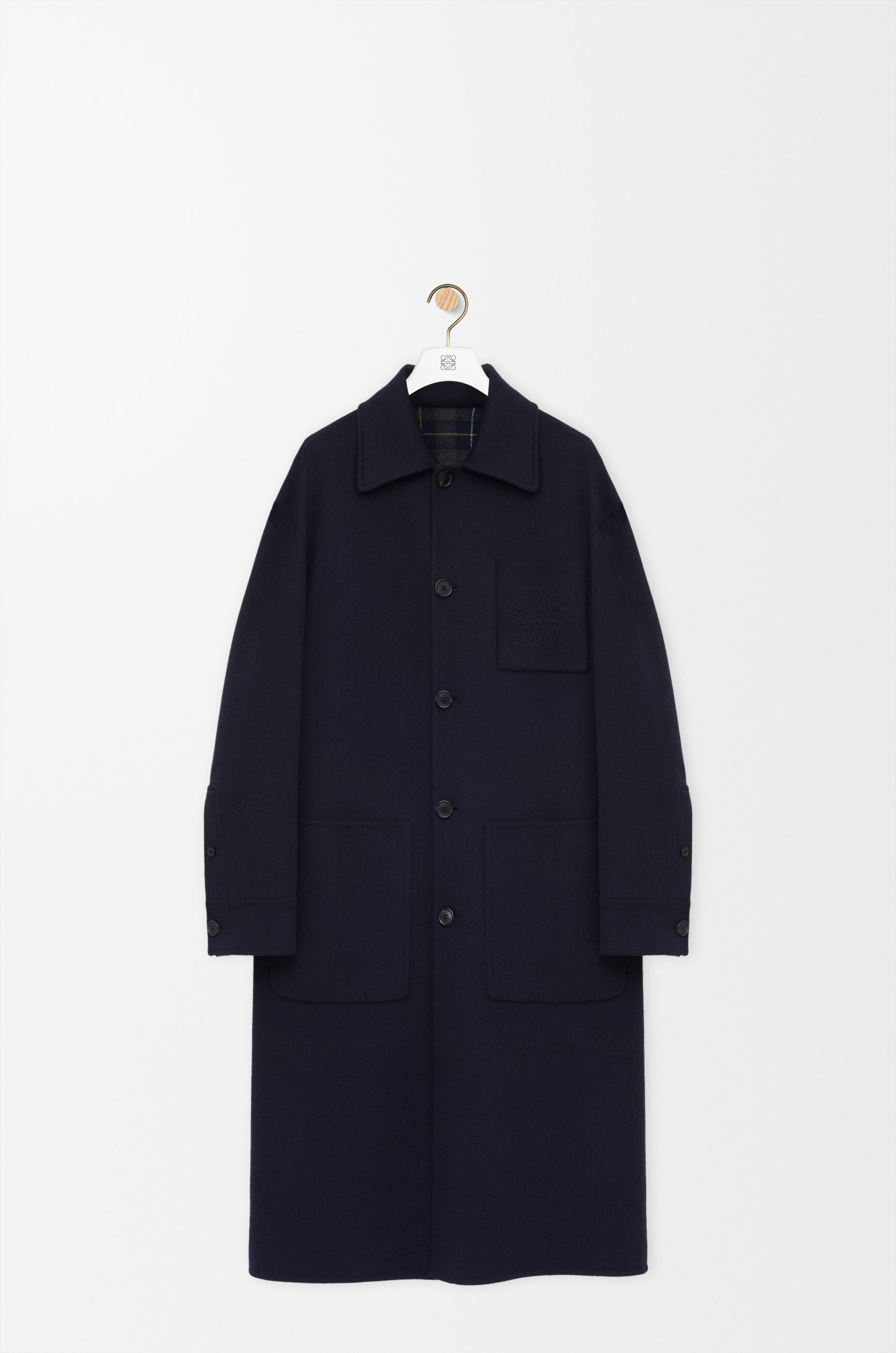 コート（ウール&カシミヤ） ブルー - LOEWE