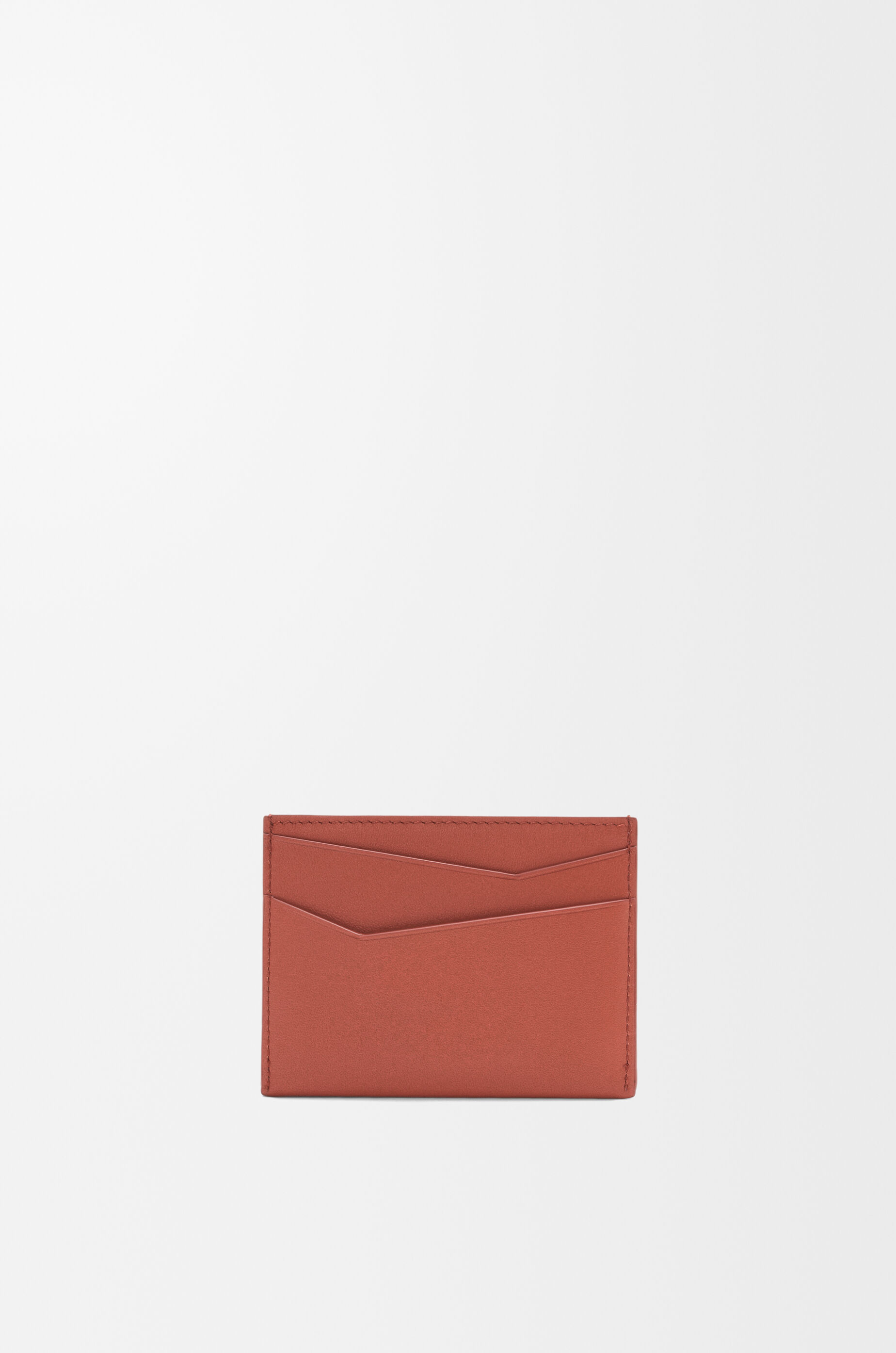 Puzzle plain cardholder in classic calfskin Brown - LOEWE USA