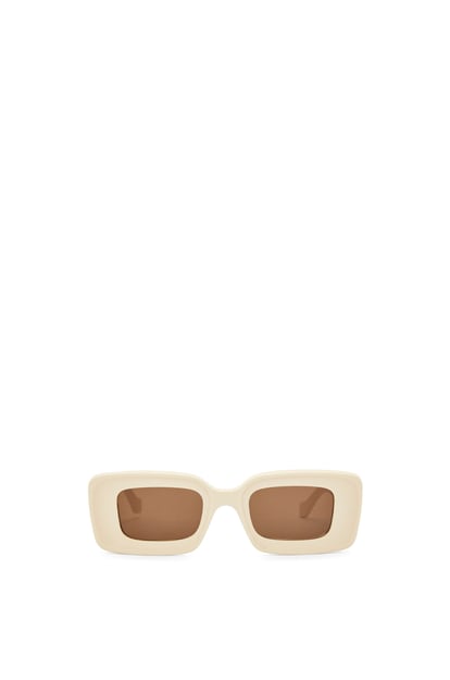LOEWE Rectangular sunglasses in acetate Ivory plp_rd
