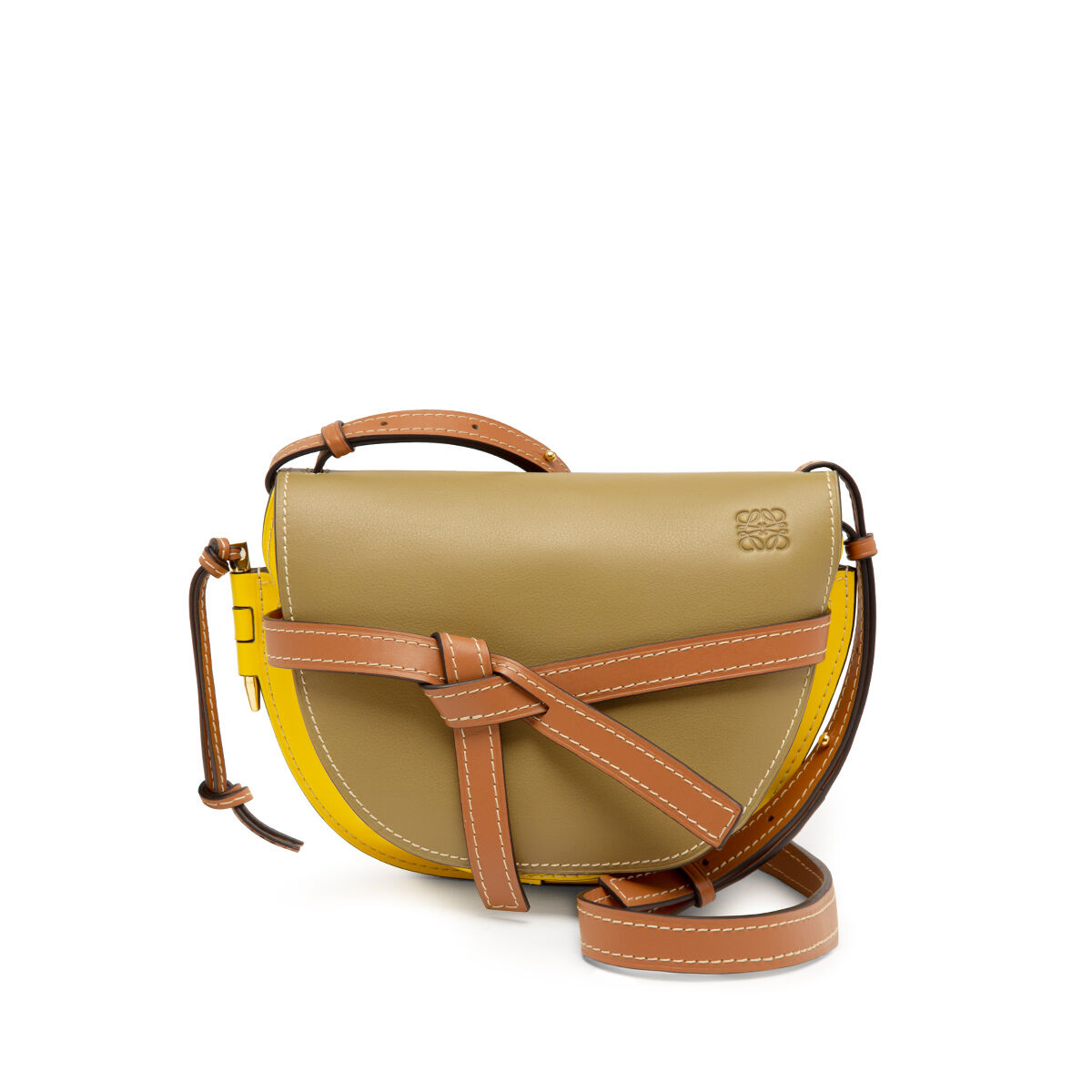 Gate Small Bag Leaf/Yellow LOEWE