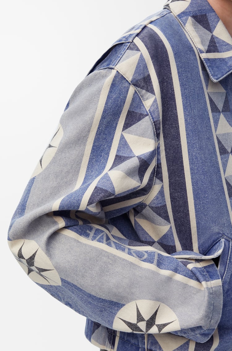 LOEWE Jacket in denim Blue/Multicolor