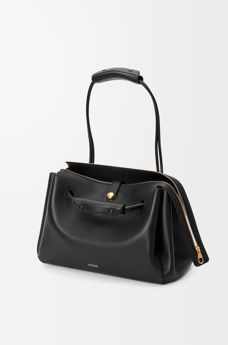 LOEWE Bolso Madrid grande en piel de ternera Negro