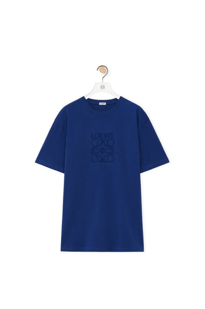 LOEWE Regular fit T-shirt in cotton Bluette plp_rd