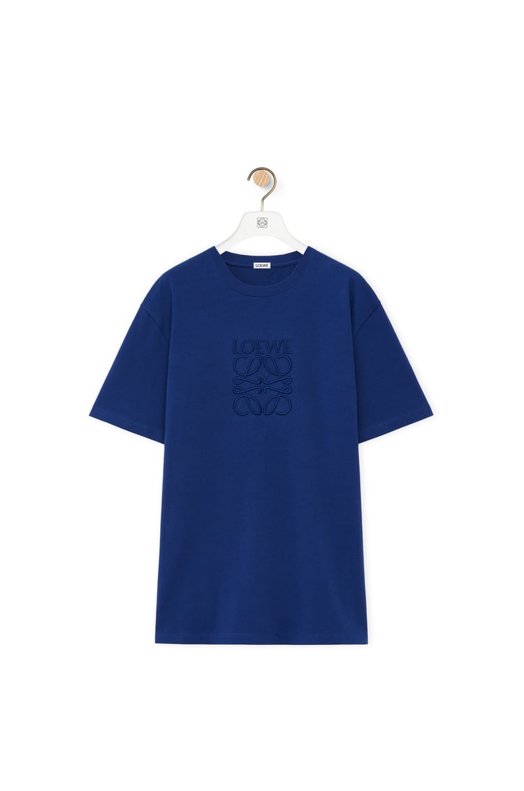 LOEWE Camiseta de corte regular en algodón Azul