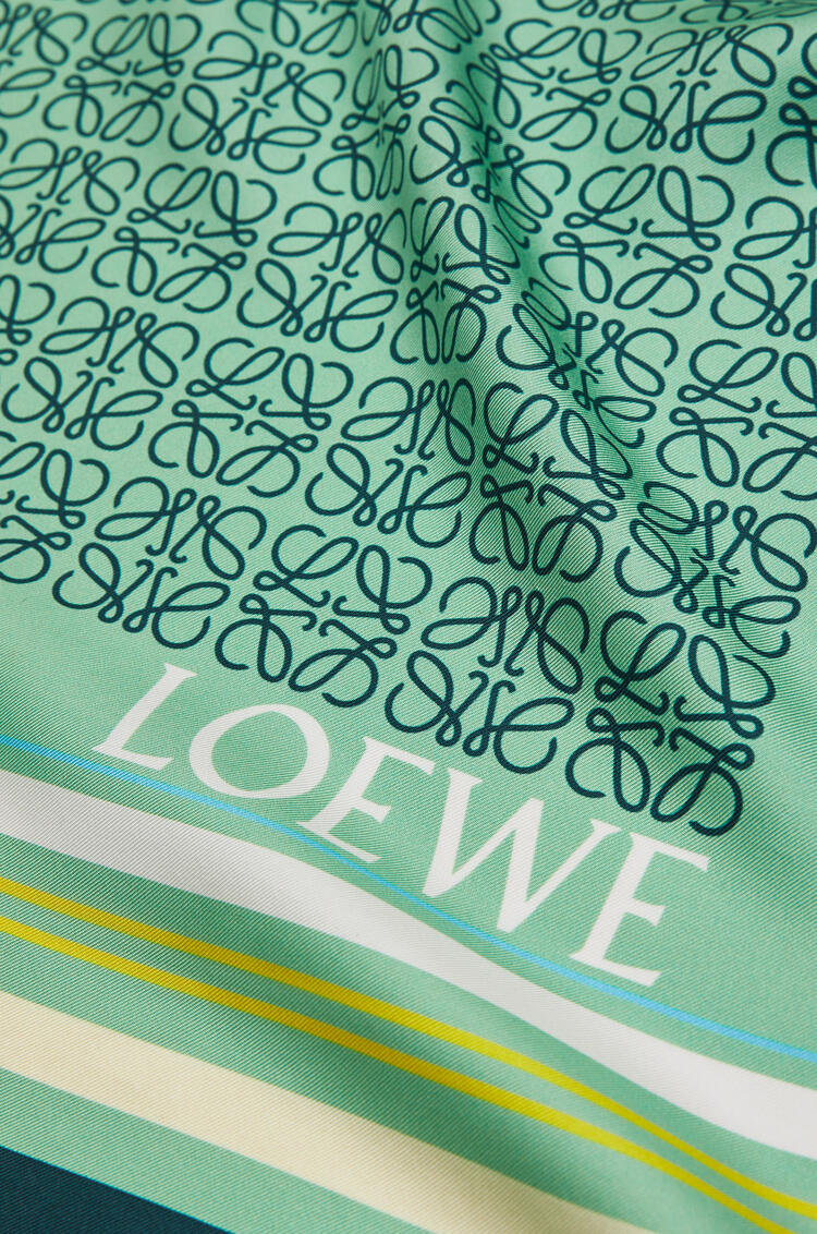 LOEWE 140 x 140 cm スカーフ（シルク） ブルー/グリーン pdp_rd