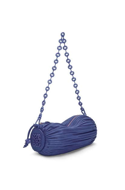LOEWE Bracelet Pouch in pleated nappa 深紫釉