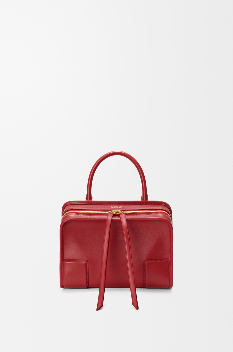 LOEWE Bolso Amazona 180 pequeño en piel de ternera suave Rojo Carmín